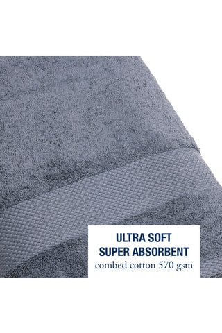 4 serviettes invités - Bleu - 30 x 30 cm