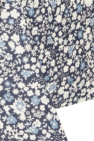 Nappe antitache rectangulaire Fleurs de nuit - Bleu