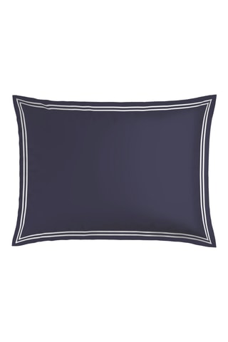 2 taies d'oreiller en satin de coton Antibes - 80 fils/cm² - Bleu