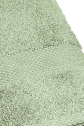 2 serviettes de toilette - Vert amande - 50 x 100 cm