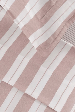 Drap plat en satin de coton Chloé - 80 fils/cm² - Vieux rose