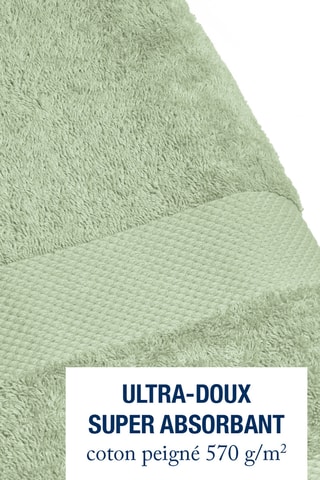 Drap de bain - Vert - 70 x 140 cm