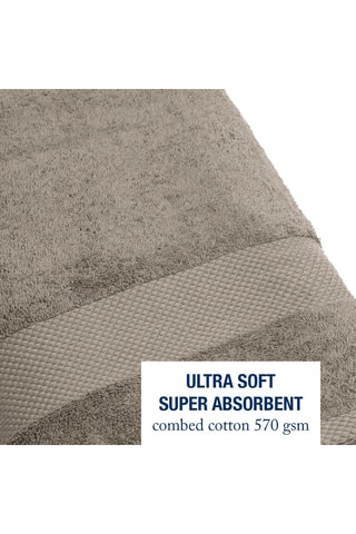 Drap de bain - Marron - 70 x 140 cm