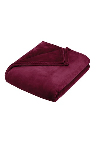 Plaid - Bordeaux - 180 x 220 cm