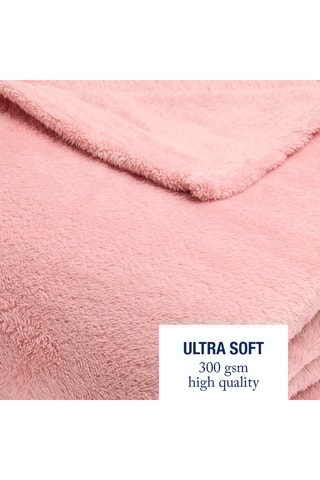 Plaid - Rose - 180 x 220 cm