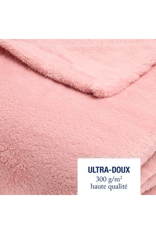 Plaid - Rose - 180 x 220 cm