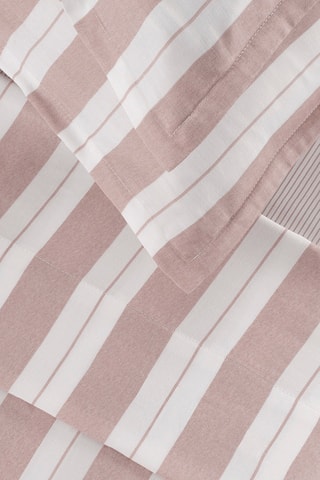 Parure de couette en satin de coton Chloé - 80 fils/cm² - Vieux rose