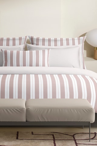 2 taies d'oreiller en satin de coton Chloé - 80 fils/cm² - Vieux rose
