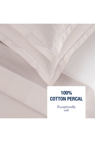 Parure de draps réversible en satin de coton Toulouse - 80 fils/cm² - Blanc