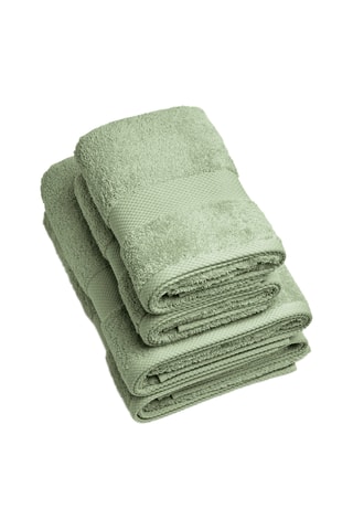 4 serviettes - Vert amande