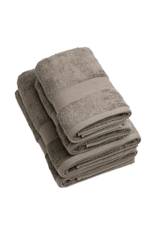 4 serviettes - Marron