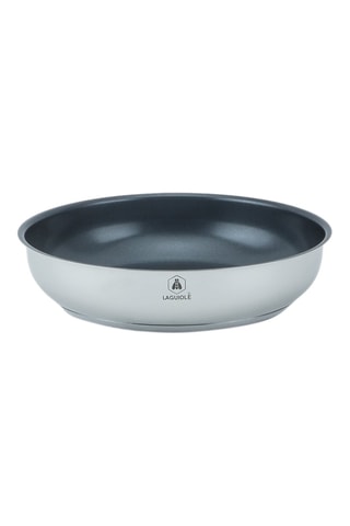 3 casseroles, 1 poêle et 1 wok en acier inoxydable 202 et revêtement antiadhésif Greblon® CK2 et 1 poignée amovible - 16/18/20/28/28 cm - 1,25/2/2,5/2,5/2,54 l