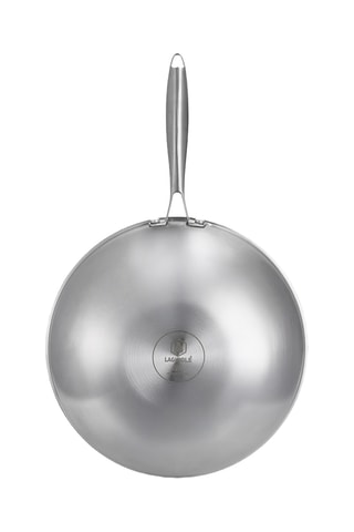 Wok en acier inoxydable BlackSteel - 32 cm - 5 l