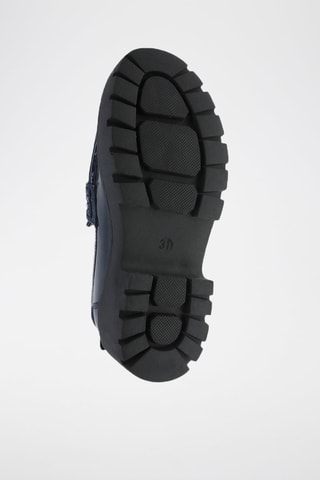 Mocassins plateformes - Bleu marine