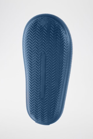 Mules fourrées - Bleu marine