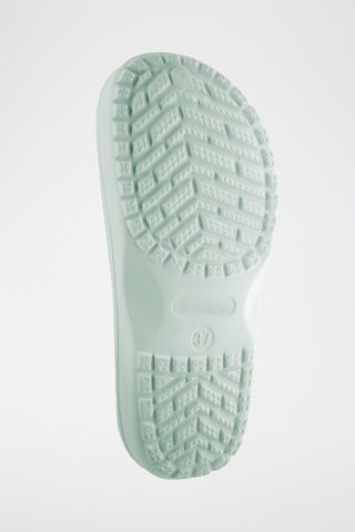 Pantoufles fourrées Vert d’eau