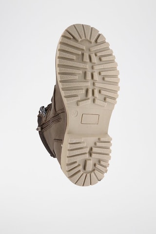 Boots subidos em couro - Castanho