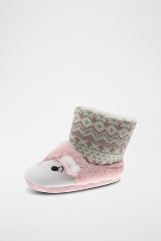 Chaussons fourrés - Rose