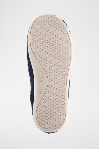 Pantoufles fourrées - Bleu marine