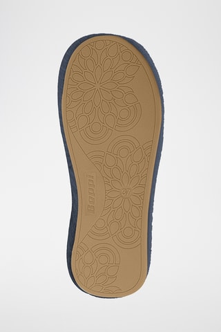 Pantoufles fourrées - Bleu marine