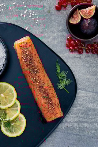 Cœur de saumon fumé gravelax à l'aneth - 300 g