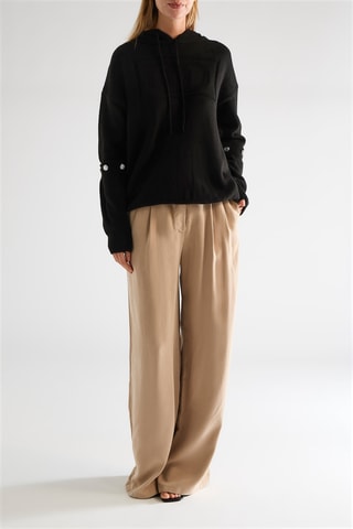 Jersey con capucha - Negro