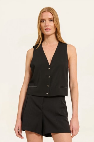 Chaleco de traje - Negro