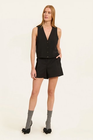 Chaleco de traje - Negro