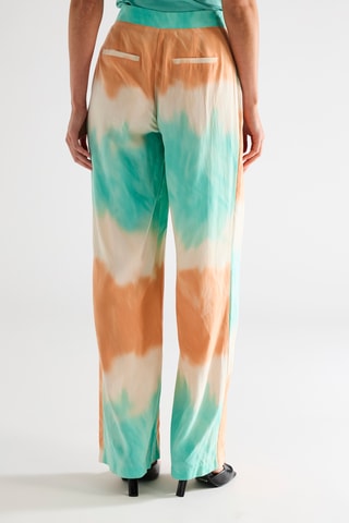 Pantalón tie-dye de tiro alto - Crudo