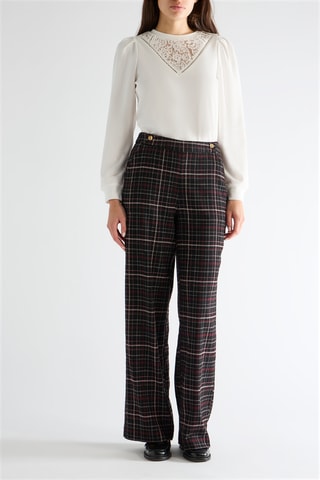 Pantalón de tiro alto - Gris