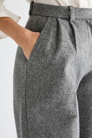 Pantalón de tiro alto - Gris