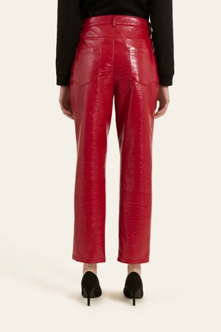 Pantalón de tiro alto - Rojo