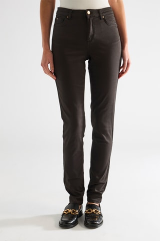 Pantalón skinny fit de tiro alto - Antracita