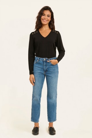 Vaquero de tiro alto - Azul oscuro