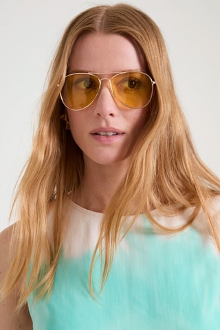 Top dip-dye - Turquesa y blanco