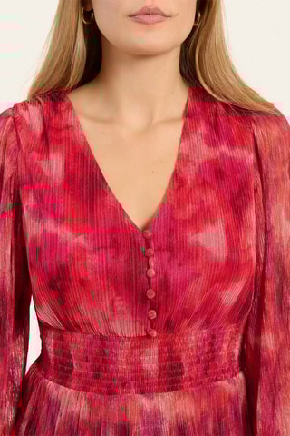 Top tie-dye - Rosa oscuro