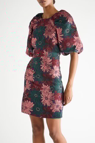 Vestido - Verde y rosa