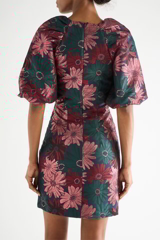 Vestido - Verde y rosa