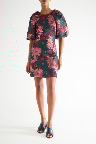 Vestido - Verde y rosa