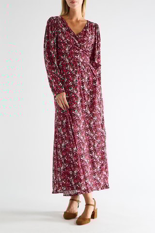 Vestido - Negro y rosa