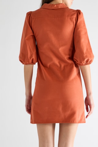 Vestido camisero - Marrón