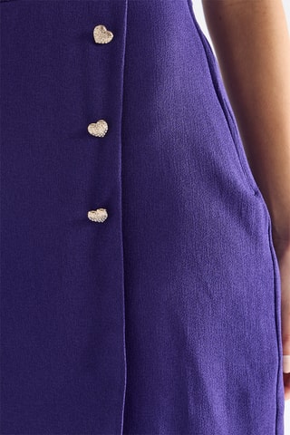 Vestido recto - Violeta