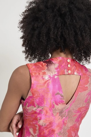 Vestido evasé - Rosa claro