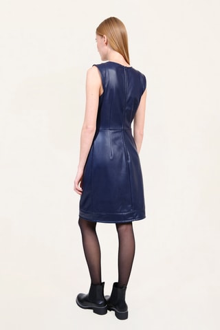 Vestido recto - Azul marino