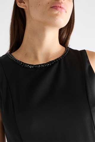 Vestido recto - Negro