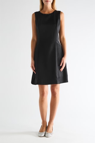 Vestido recto - Negro