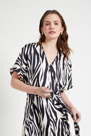 Vestido recto - Negro