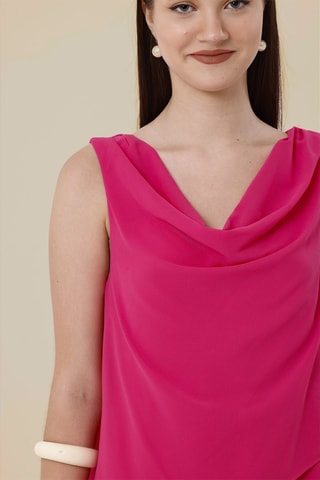 Vestido recto - Rosa