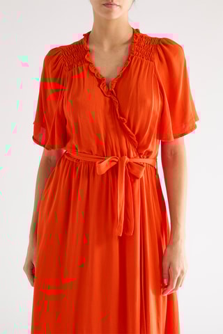 Vestido cruzado - Rojo