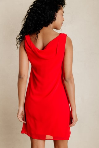 Vestido recto - Rojo